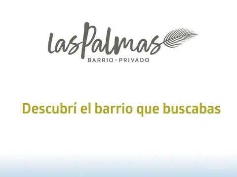 Venta Lote Barrio Privado Las Palmas, Maipú