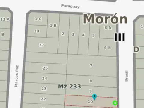 Terreno en Venta en Villa Sarmiento, USD 109.000