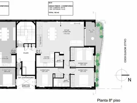 Departamento en Venta de 4 ambientes