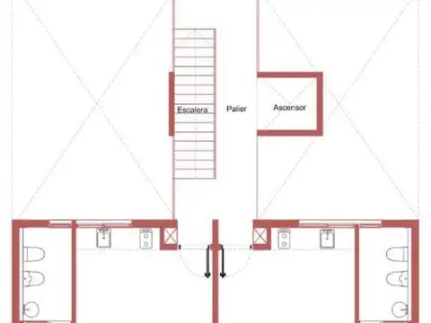 Departamento Monoambiente con 1 baño