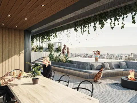 Departamento 3 dormitorios con cochera, balcon parrilla pileta exclusiva . Full amenities en Abasto