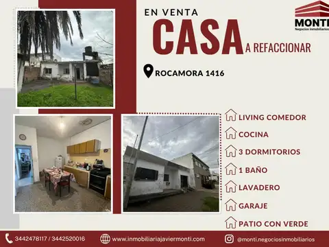 CASA EN VENTA - Calle Rocamora