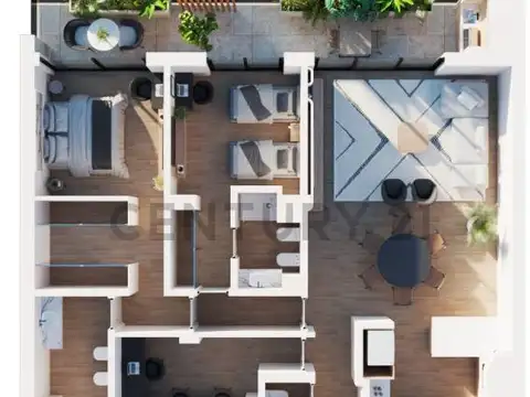 VENTA DEPARTAMENTO 4 AMBIENTES EN POZO PARQUE LELOIR