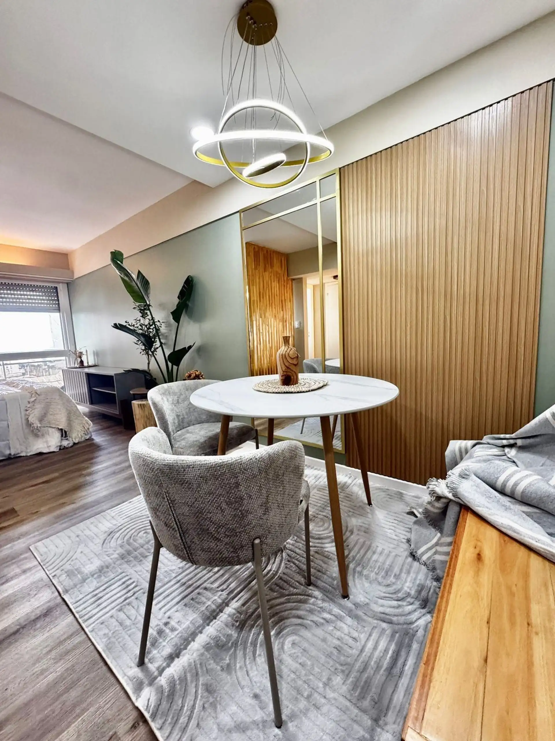 Monoambiente amoblado con vista al mar, 32.50m² — Punta Iglesia