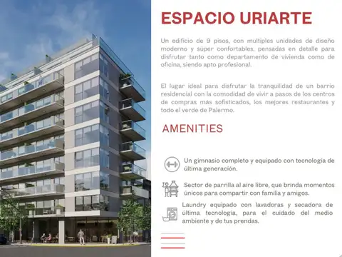 Venta Departamento 2 Ambientes Palermo Terraza