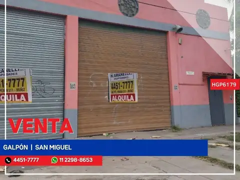 GalpÃ³n - Venta - Argentina, San Miguel - Av. Pres. Arturo U. Illia 5041