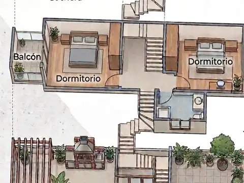 Depto Tipo Casa en Venta en Villa General Mitre, USD 176.000