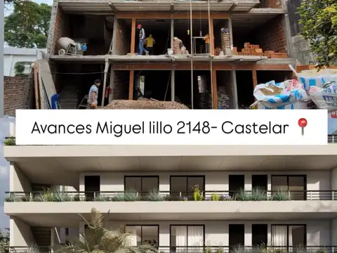 Venta departamento de dos ambientes con fondo propio tipo ph! Único! En Castelar. Anticipo y cuotas 