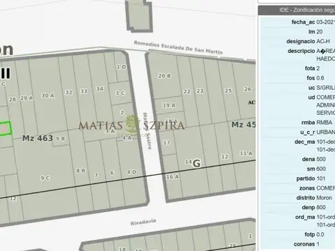 Lote en venta Haedo
