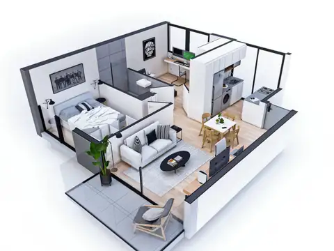 Venta apartamento 2 Dorm. 01 Vista La Blanqueada