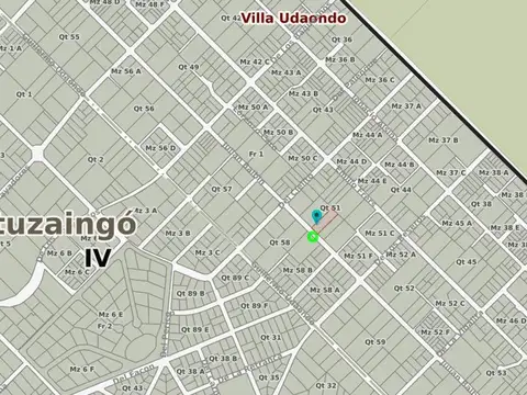 Terreno en Venta de 2080,0 m2