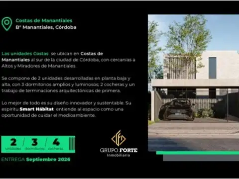 Casa 4 ambientes con 2 baños