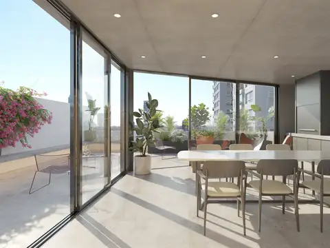 Palermo Hollywood - Monoambiente a estrenar con renta - Amenities - Frente