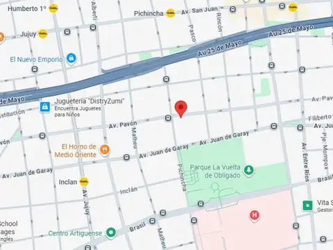 Avenida Pavón e/ Pichincha y Pasco