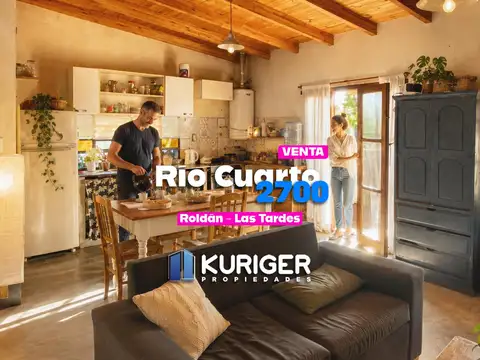 Casa de 2 dormitorios en Barrio Las Tardes. Roldán. Apta crédito.