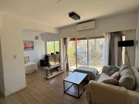 Alquiler departamento, 2 amb, las cañitas, balcon