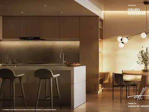 Departamento Monoambiente con 1 baño