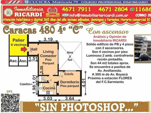 Departamento en Alquiler 60 años