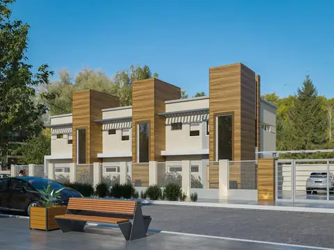 Venta. Duplex en construcción. San Miguel Salerno al 1400, a 2 cuadras de Av. Pte. Peron. 