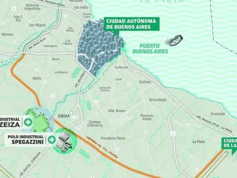 Polo industrial Ezeiza - AU EZE-CAÑUE km 41