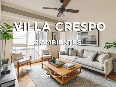Departamento en venta 2 ambientes Villa Crespo Apto Crédito
