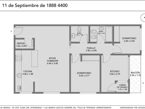 Departamento en Venta de 4 ambientes