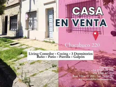 CASA EN VENTA SAN PEDRO
