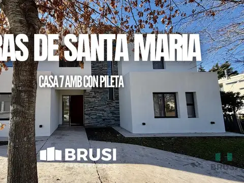 CASA EN VENTA EN HARAS DE SANTA MARIA - LAS LOMAS - 2 PLANTAS - PILETA