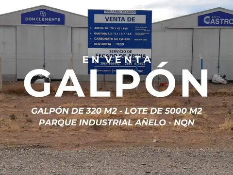 VENTA GALPÓN PARQUE INDUSTRIAL AÑELO
