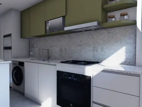 Departamento 2 ambientes con 1 baño