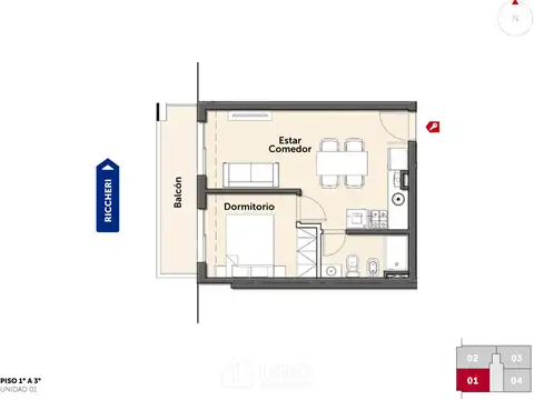 Riccheri 700, Piso 04