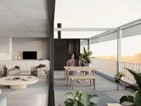 Departamento 2 ambientes con 1 baño