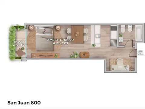 Departamento en Alquiler al Este