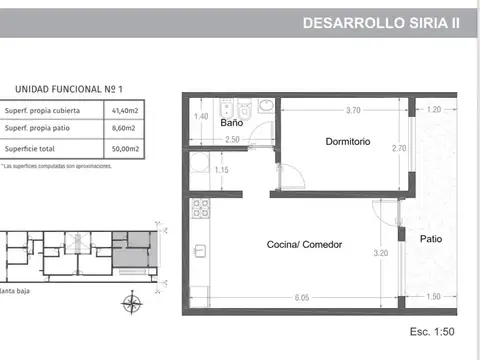 Departamento en NECOCHEA 5900 - UNIDAD 1
