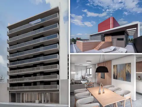 Edificio con 1, 2 y 3 dormitorios, radiadores y amenities