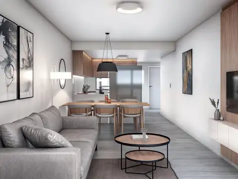 Edificio con 1, 2 y 3 dormitorios, radiadores y amenities