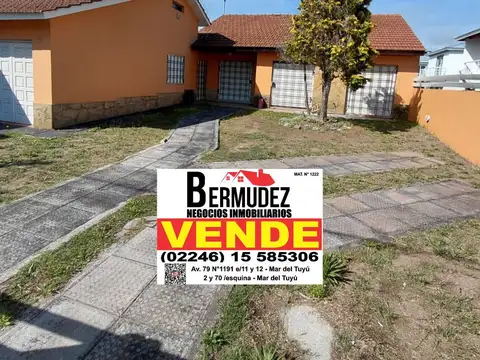 Venta Casa 5 Ambientes Calle 70 Entre 2 Y 3 Mar Del Tuyu