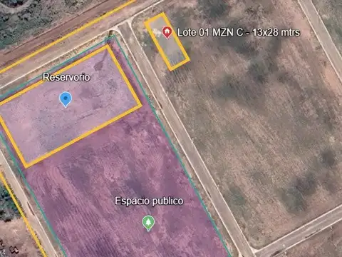 Terreno en Venta 28  mts Fondo
