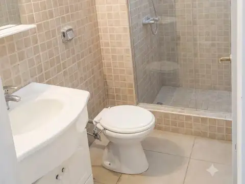 Departamento 2 ambientes con 1 baño