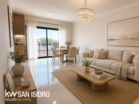 Departamento de 2 ambientes a Estrenar!, Con Parrilla y Balcon al frente 
