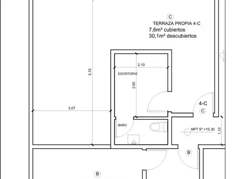Departamento en Venta de 2 dormitorios