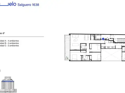 Departamento en Venta de 1 dormitorio