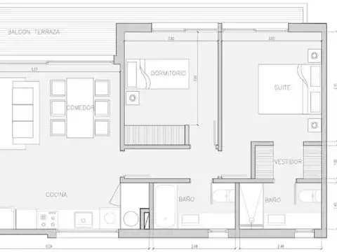 Departamento en Venta con 1 cocheras