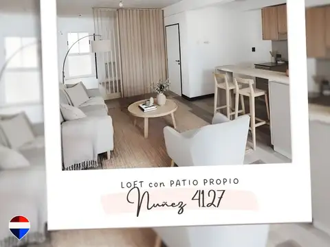Loft en VENTA en Saavedra PATIO A ESTRENAR
