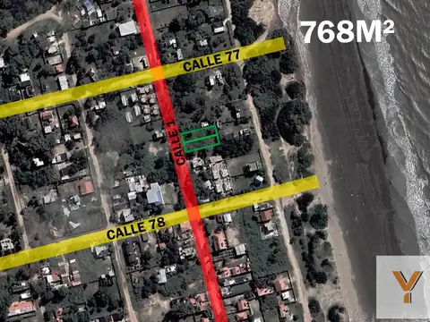 Terreno en venta - 768Mts2 - San Clemente del Tuyú
