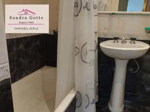 Departamento 2 ambientes con 1 baño