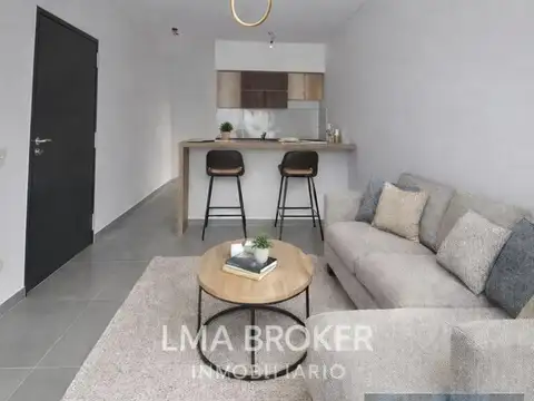 Departamento 2 ambientes con 1 baño
