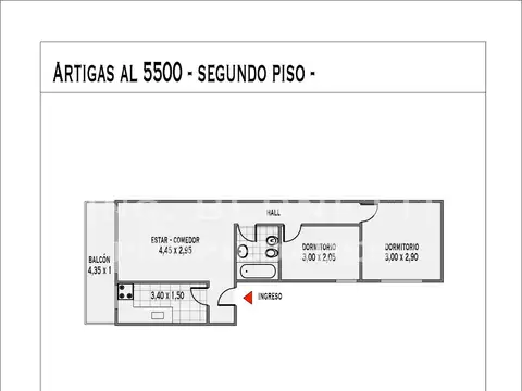 General José Gervasio Artigas 5500, Piso 2
