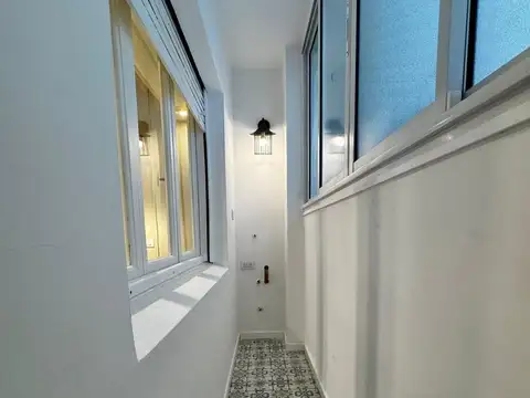 Departamento 2 ambientes, reciclado, Centro