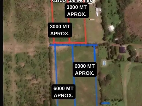 VENTA TERRENO LA GRANJA LOS MOLLES 6062m CORDOBA